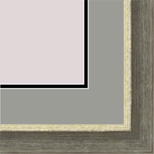 1-3/4" Fog Grey Rake Silver Lip image