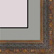 2 1/4" Antique Gold Decorative