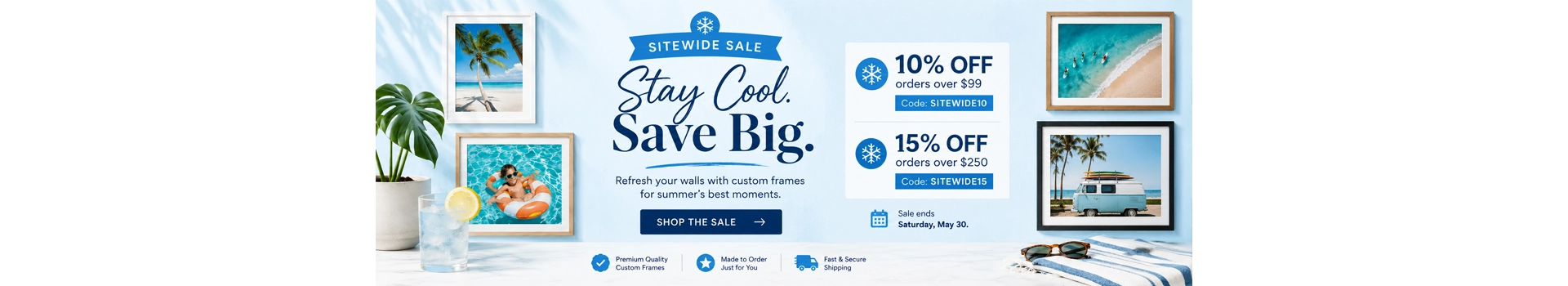 sitewide picture frame sale