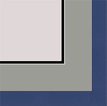 1 3/8" Admiral Blue Flat image